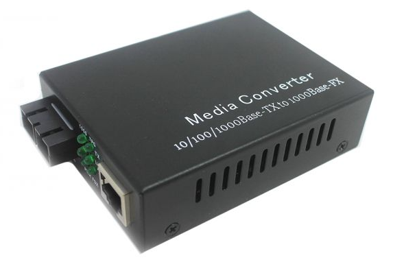 10/100/1000 Media Converter SC/MM 2km Dual Fiber