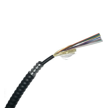 Indoor/Outdoor Singlemode Corning Glass AIA Armored Fiber Cable 6-48 Strands (TLC)