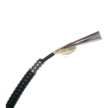 Indoor/Outdoor OM4 Multimode AIA Armored Fiber Cable 6-48 Strands (TLC)