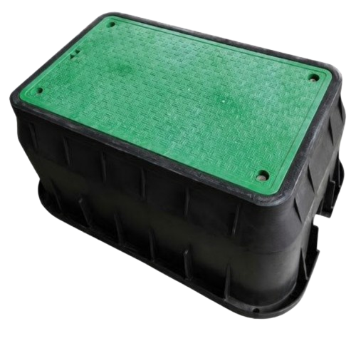 17x30x18 Plastic Pedestrian Non-Traffic Rated Handhole Vault - Blank