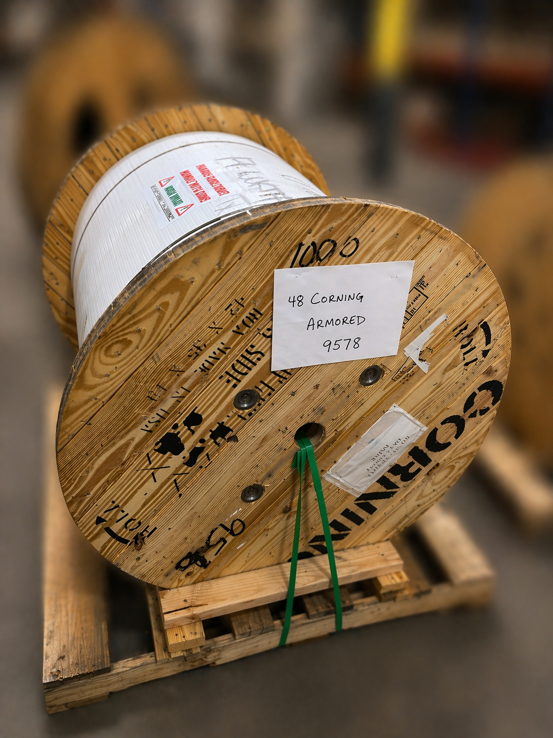 Corning: 48 Strand Singlemode Outdoor Single Jacket Single Armor (SJSA) - 9,578ft (0.55/ft)