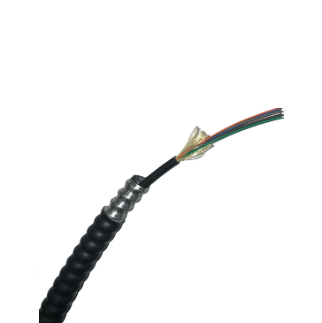 Indoor/Outdoor OM4 Multimode AIA Armored Fiber Cable 6-48 Strands (TLC)