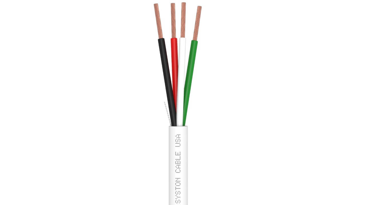 Pure® Audio Cable Oxygen Free Copper 65 Strands CMR/CL3R/FT4 White 500ft RhinoPac® Box, 16/2, 16/4, 14/2, 14/4