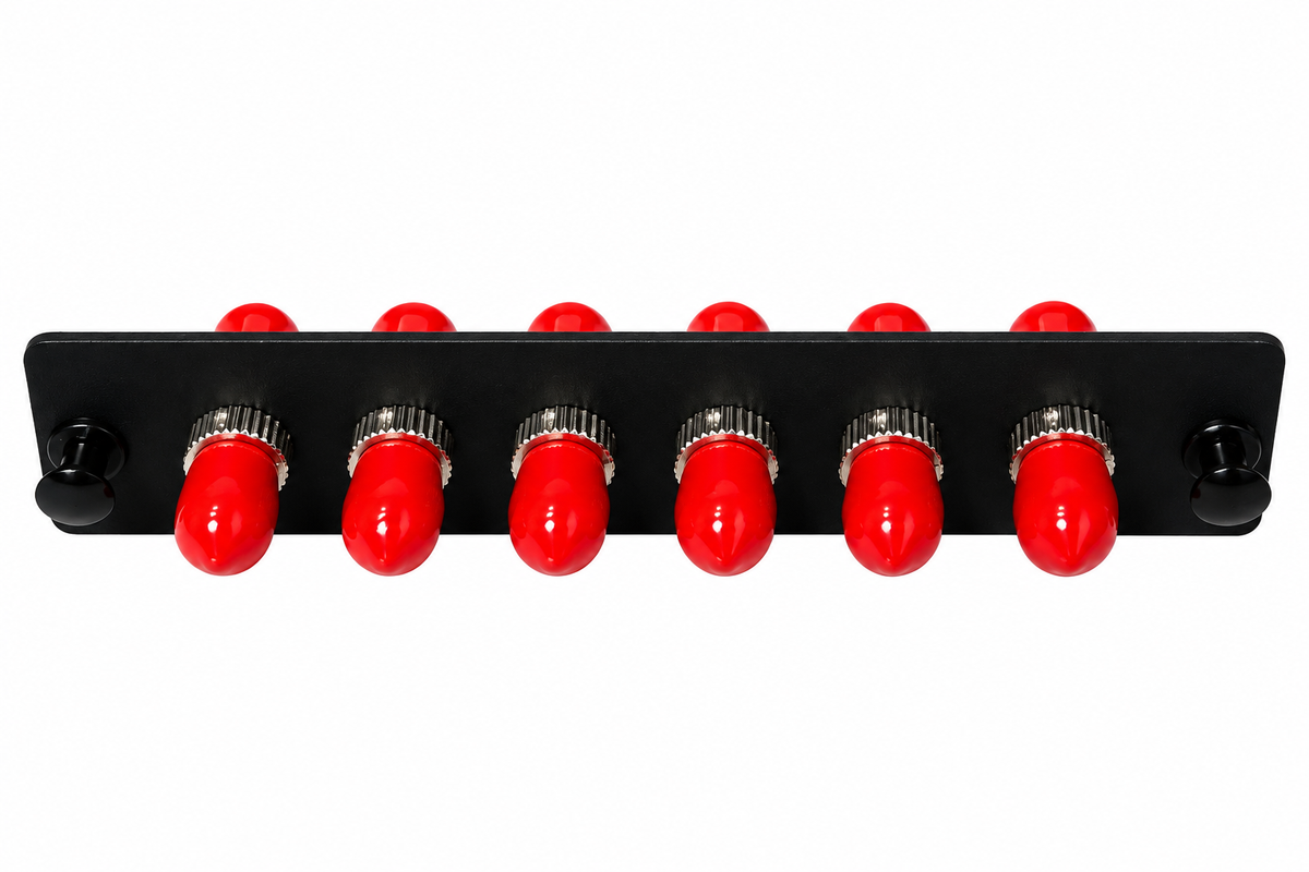 "ST" LGX Style Compatible Fiber Adapter Strips