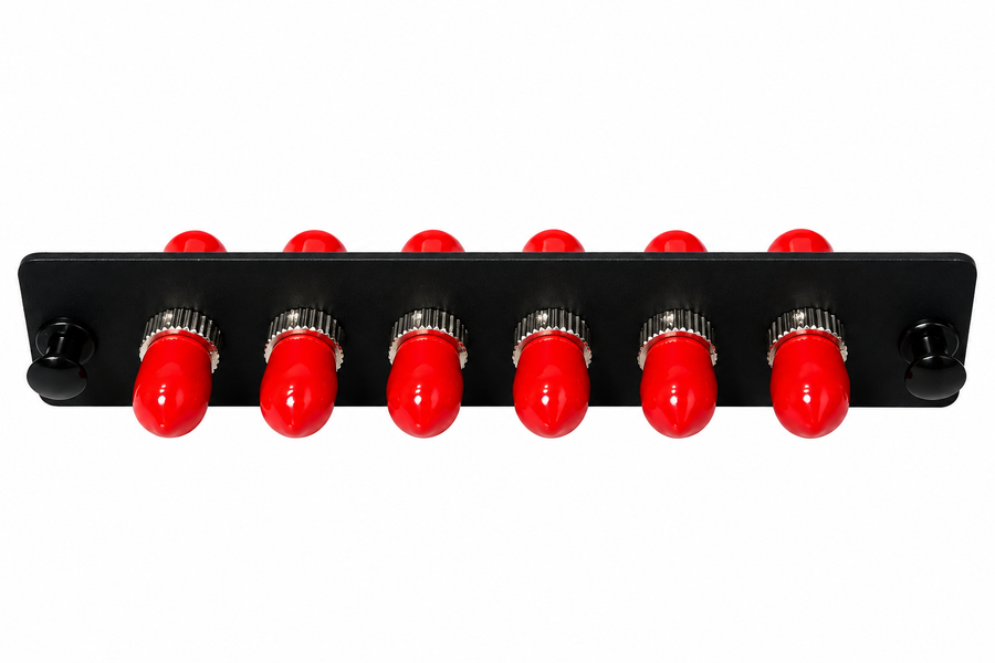"ST" LGX Style Compatible Fiber Adapter Strips