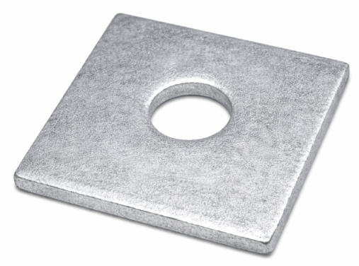 1/8" x 2" Square Washer for 1/2" Bolt