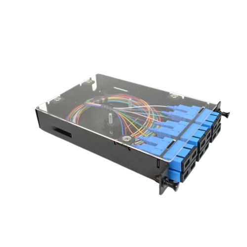 "SC" 6 to 12 Port Singlemode Pre-Loaded Fiber Optic "LGX Style" Splice Cassettes