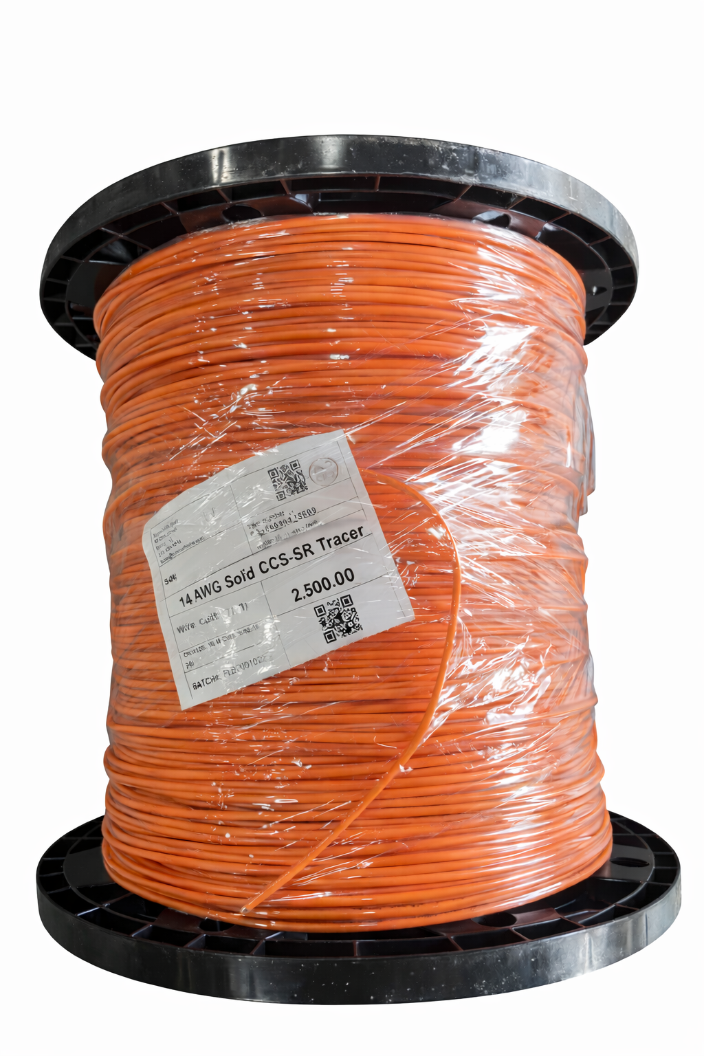14 AWG Solid CCS-SR Tracer(2500ft)