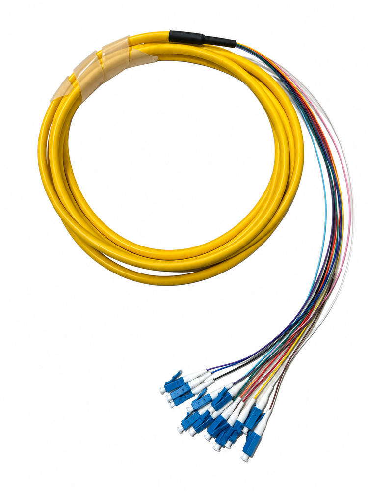 LC Singlemode Tight Buffered Pigtails with Distribution Jacket, 3 Meter