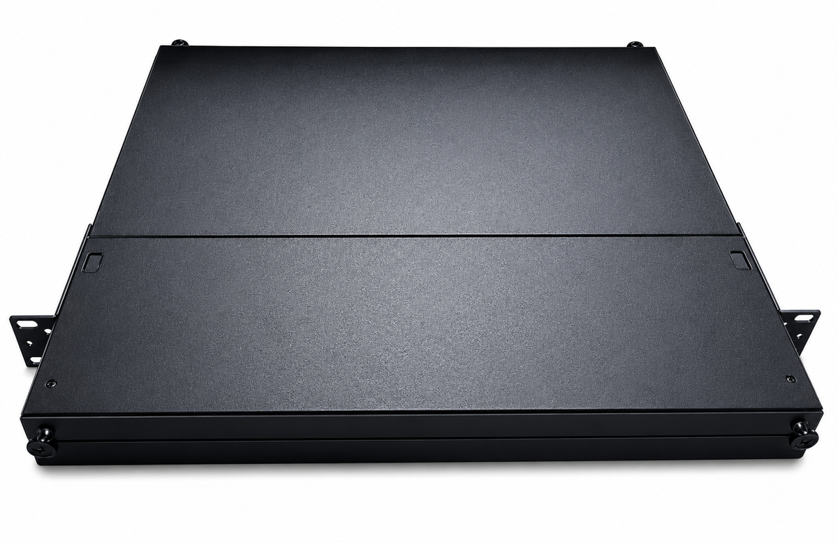 1RU Rackmount Fiber Enclosure Pre-Loaded with 900µm Pigtails and Splice Trays