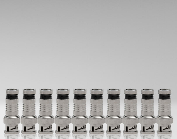 BNC Compression Connectors (Pack of 10)