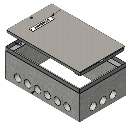 30" Length x 48" Width, H-20 Rated Handholes