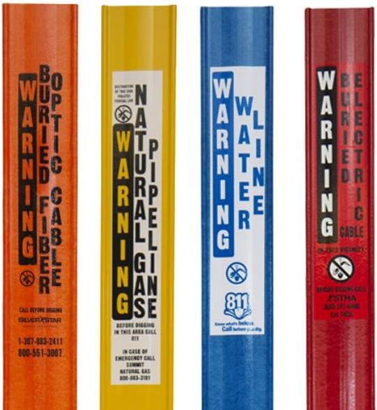 Flexible Fiberglass Line Markers — Telecom Specialties