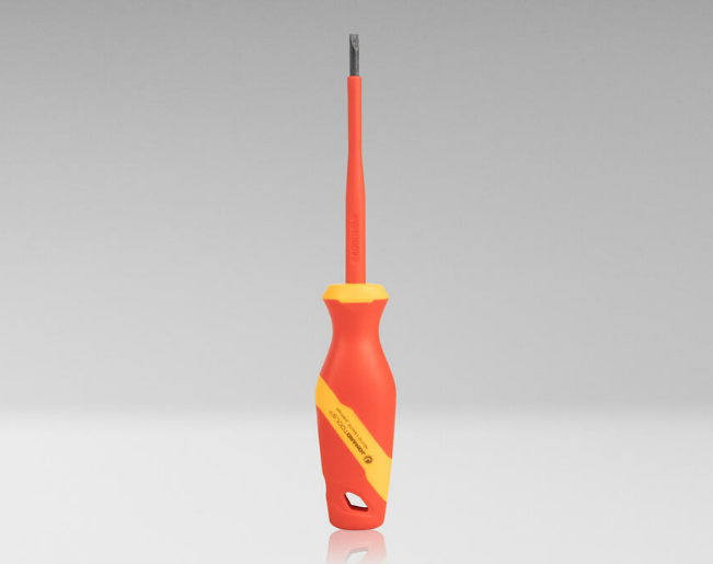 Cabinet Slotted Insulated Screwdriver, 5/32" x 4"