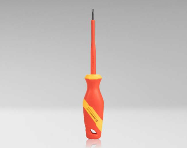 Cabinet Slotted Insulated Screwdriver, 1/8" x 3"