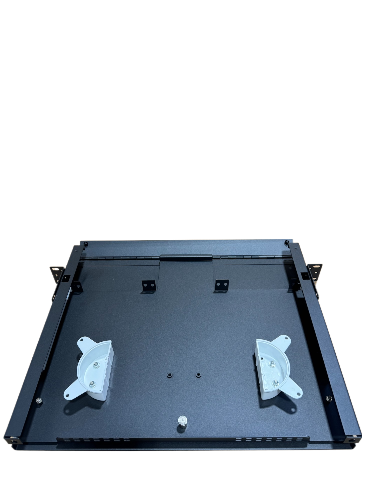 1RU 3 Position Standard Rack Mount LGX Compatible Fiber Enclosure