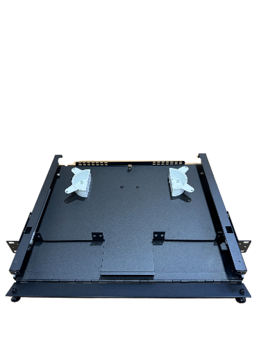 1RU 3 Position Standard Rack Mount LGX Compatible Fiber Enclosure