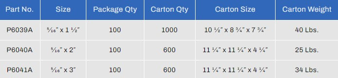 Lag Screw - High Quality Mild Steel, Zinc Plated