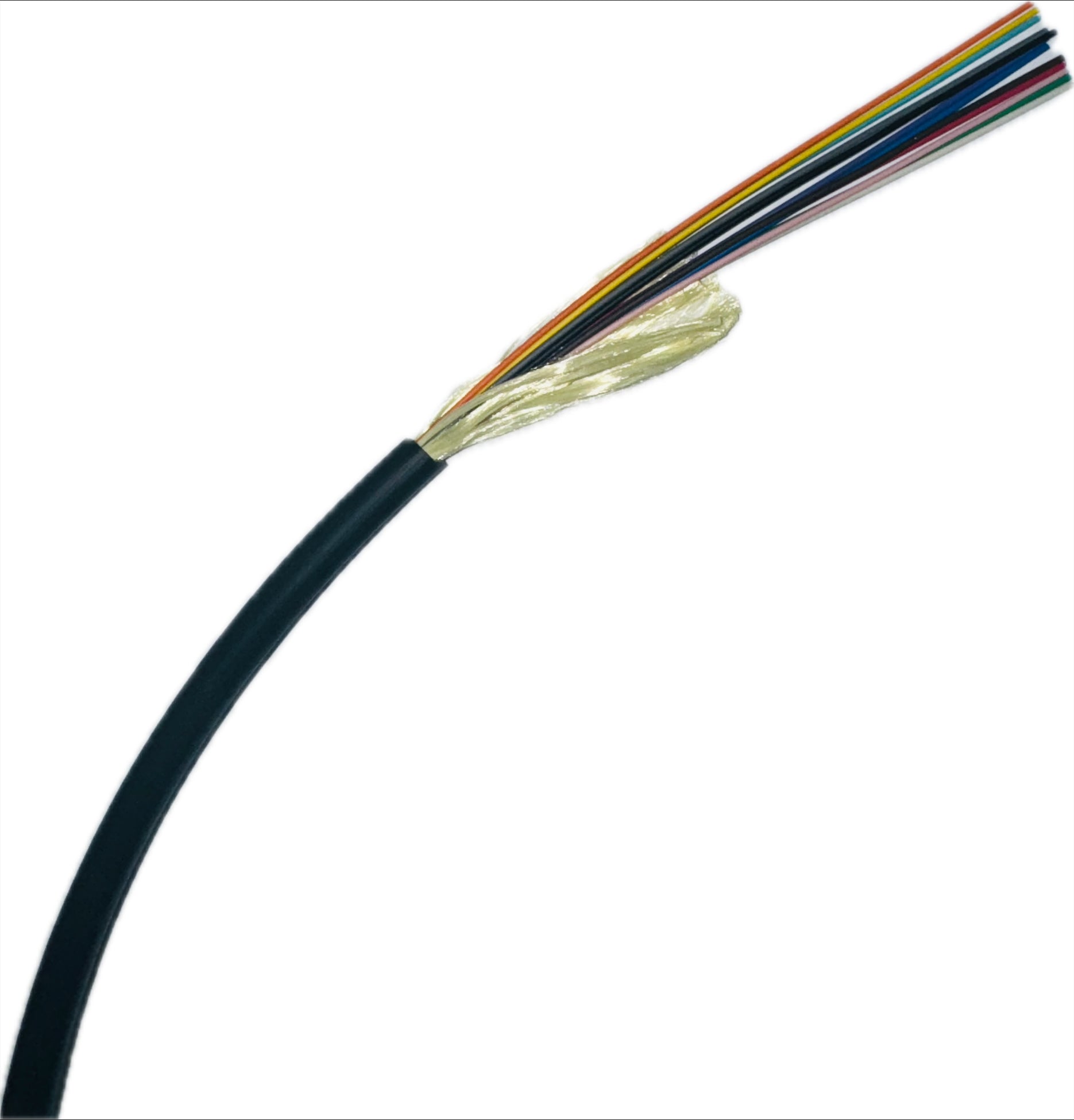 Indoor/Outdoor OM3 Multimode Corning Glass Non-Armored Fiber Cable 2-144 Strands (TLC)