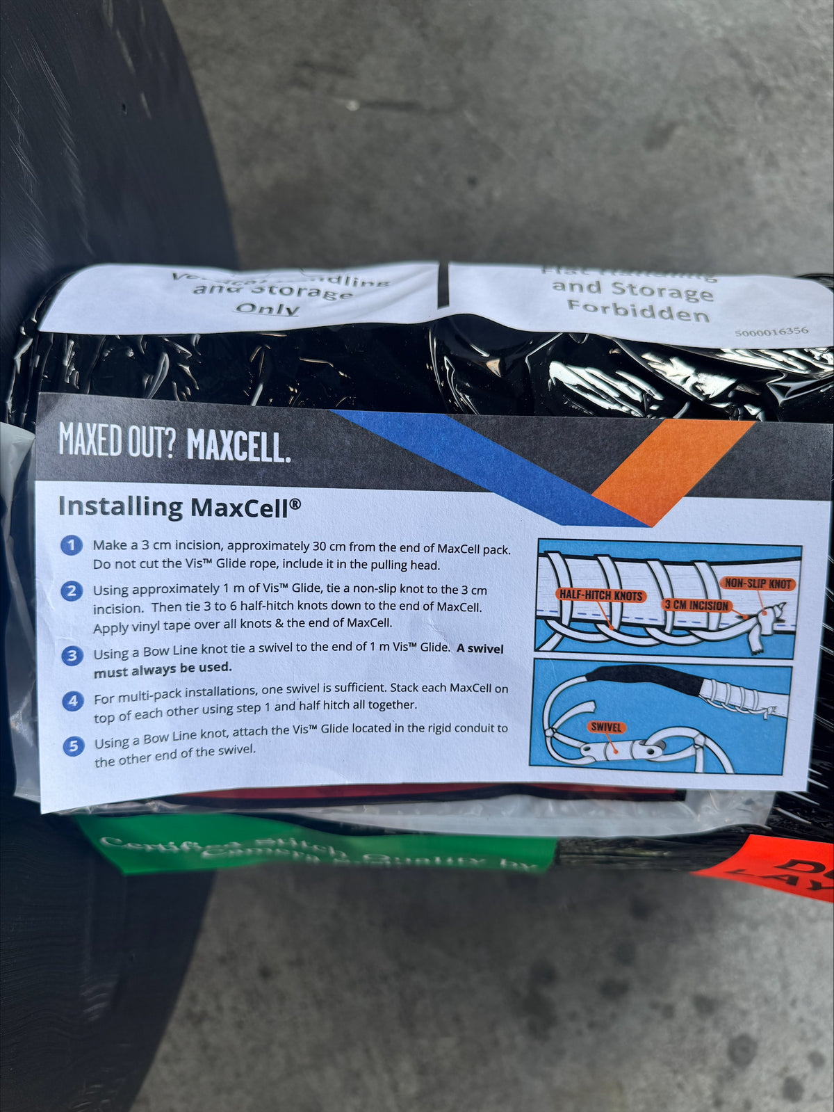 Maxcell Inner Maxcell Edge Fabric Innerduct, 2