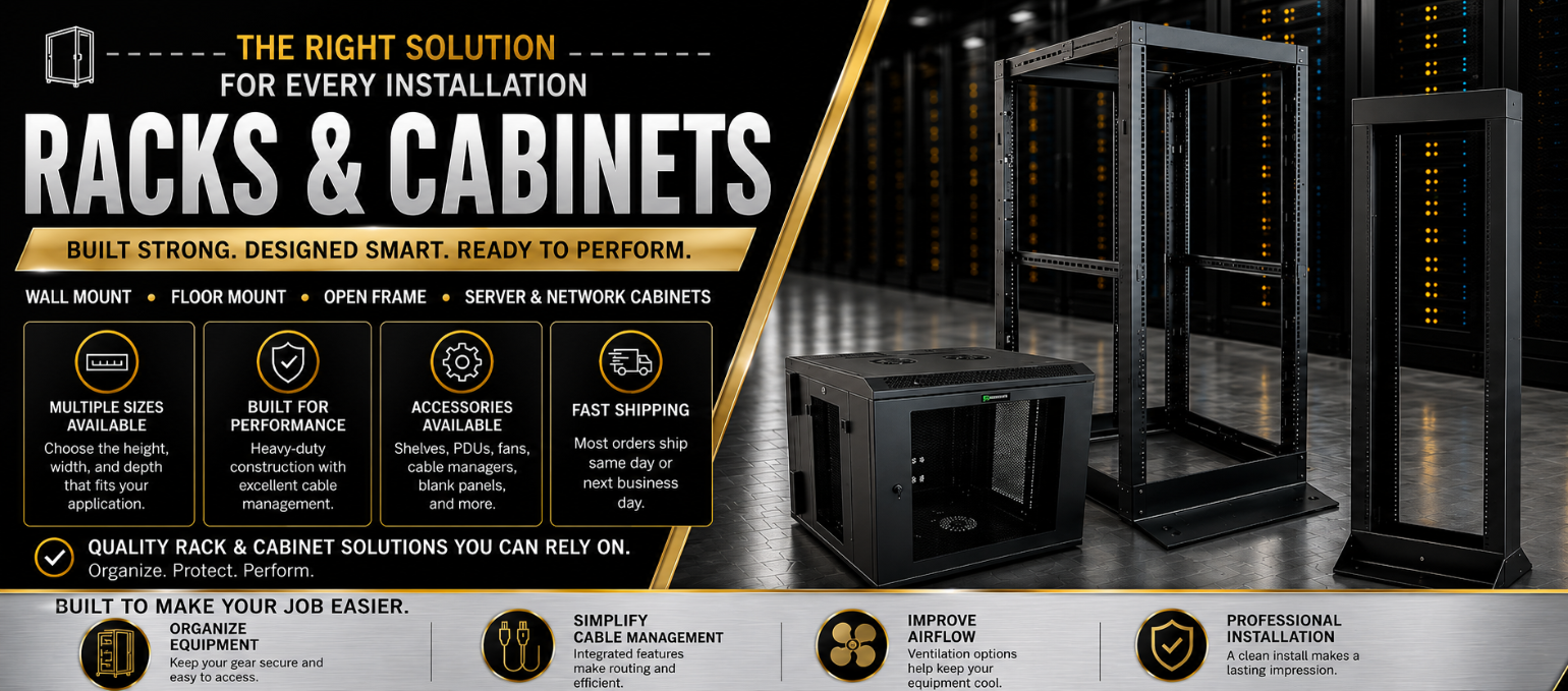 telecom specialties offers racks cabinets cable managers rack accessories and much more