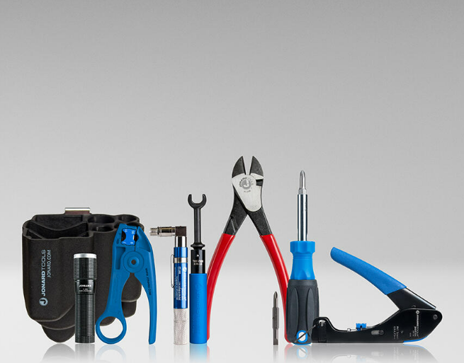 COAX Tool Kit with 360° Degree Compression Tool and 7/16" Torque Wrench