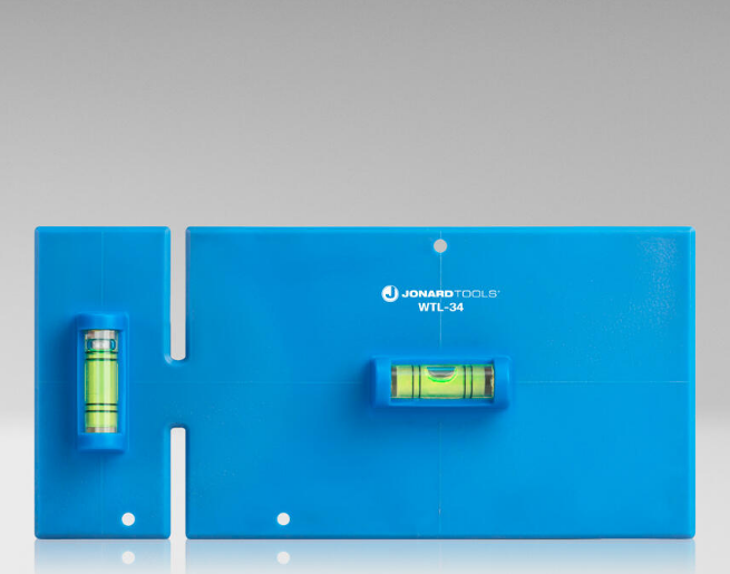 Wall Box Template & Level for Non-Metallic Boxes, 3-Gang and 4-Gang