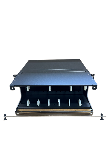 4RU 12 Position Standard Rack Mount LGX Compatible Fiber Enclosure