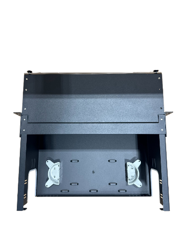 4RU 12 Position Standard Rack Mount LGX Compatible Fiber Enclosure