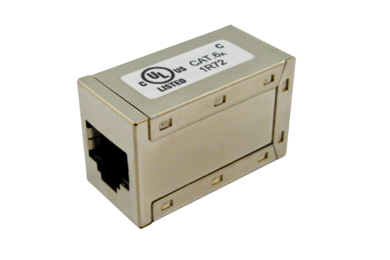 CAT6A Inline Coupler, Shielded - 50 Pack