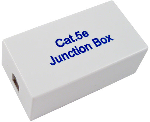 CAT5E Junction Box, White