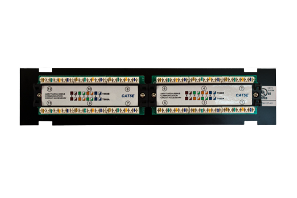 CAT5E 12 Port-Mini, 110 IDC Patch Panel, 1U (041-370M)