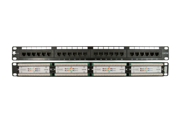 CAT5E 24 Port, 110 IDC Patch Panel, 1U (041-372/24)