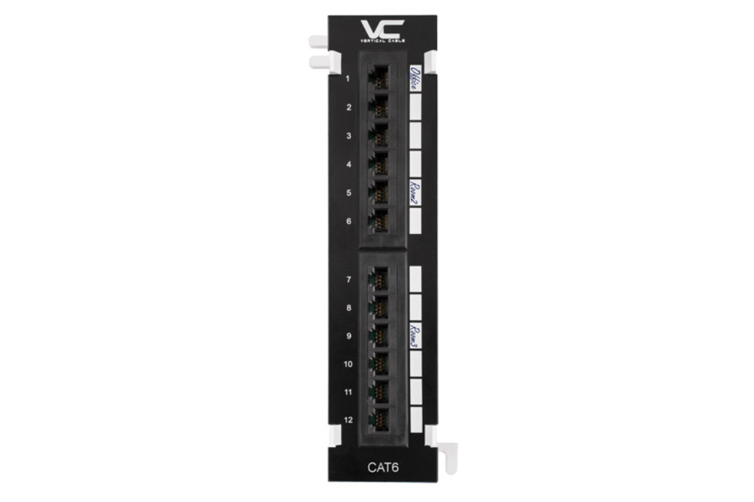 CAT6 12 Port-Mini, 110 IDC Patch Panel, 1U (042-2134)