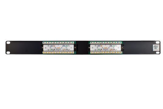 CAT6 12 Port, 110 IDC Patch Panel, 1U Part of ETL-Verified Solution (042-376/12)