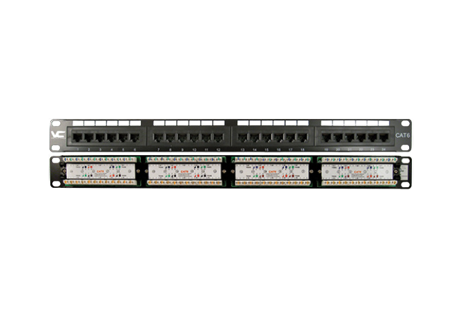 CAT6 24 Port 110 IDC Patch Panel, 1U (042-377/24)