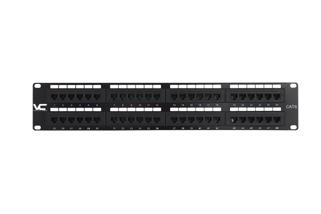 CAT6 48 Port, 110 IDC Patch Panel, 2U (042-378/48)