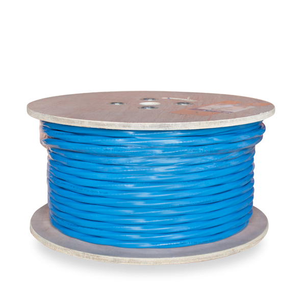 Bundled Cable, 2 x RG6U (CCS) Quad Shield with 2 x CAT5E, 350Mhz, 24AWG, UTP, Solid, PVC Jacket, 500ft Spool,