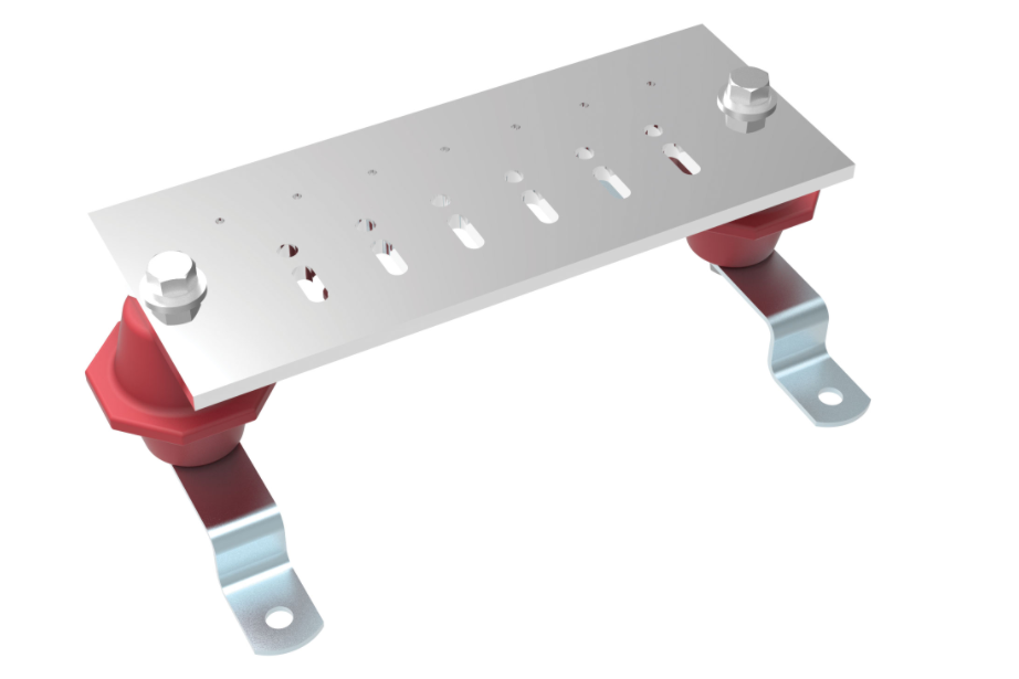 Grounding Bar and Bus Bars BUSBAR Series (BUSBAR4X10)