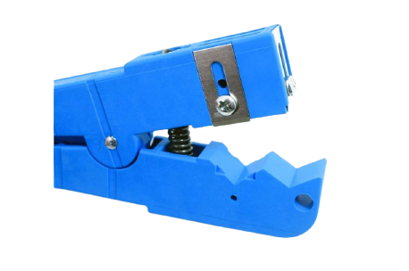 Blue Coaxial Buffer Tube Stipper for 1-8 Inch to 7-32 Inch