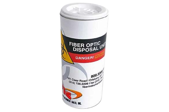 Standard Fiber Optic Disposal Unit w/ Slide Top
