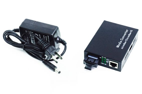 10/100 Media Converter SC/SM, 20km Dual Fiber