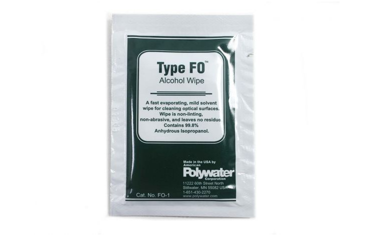 Polywater Type FO Anhydrous Alcohol Prep Wipe - 50 Pack