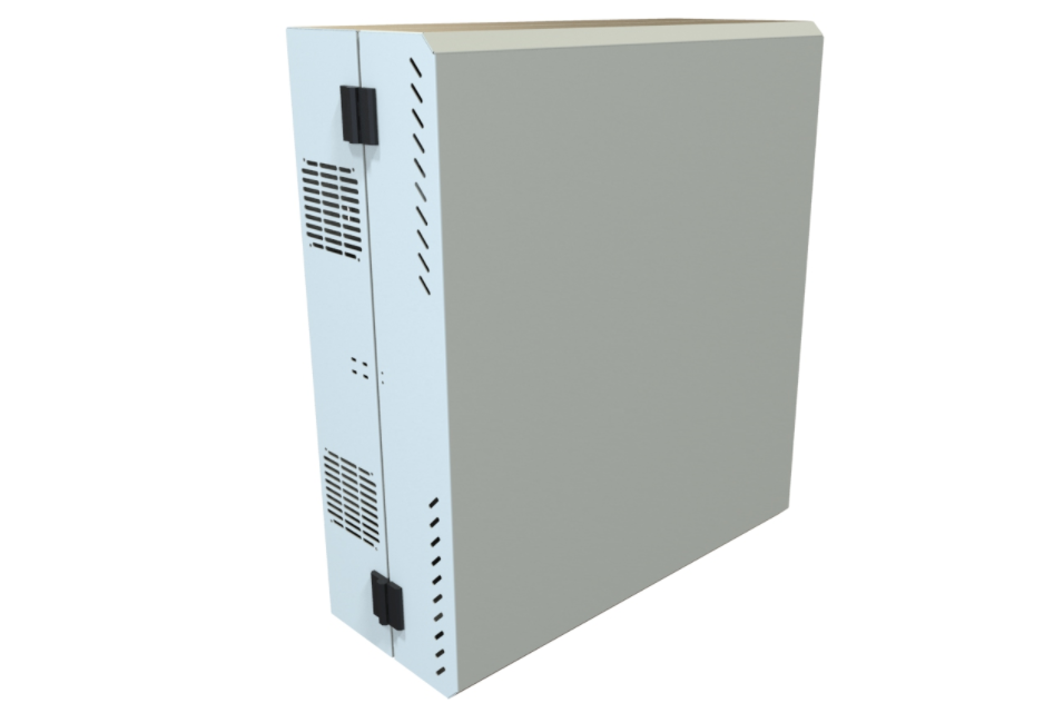 2U + 4U Light Gray Low-Profile Wall Mount Rack Cabinet HLP Series (HLP4U31LG)