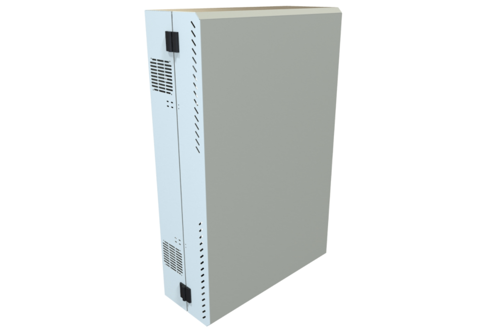 2U + 4U Light Gray Low-Profile Wall Mount Rack Cabinet HLP Series (HLP4U43LG)