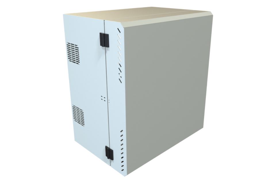 2U + 8U Light Gray Low-Profile Wall Mount Rack Cabinet HLP Series (HLP8U31LG)