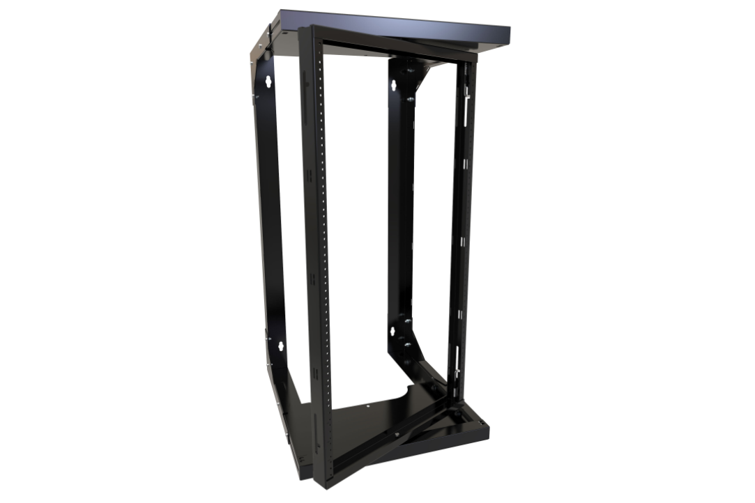 20U Adjustable Depth Center Swing Wall Rack HWMR Series (HWMR1920UBK)