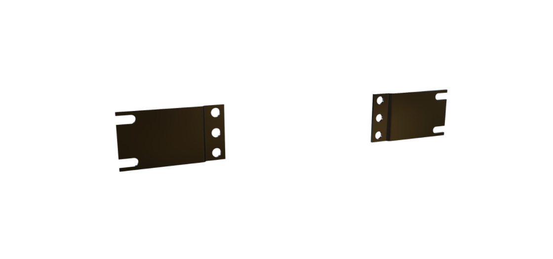 24" - 29" Rack Rail Reducer Panel PBAS Series (PBAS19001BK2)