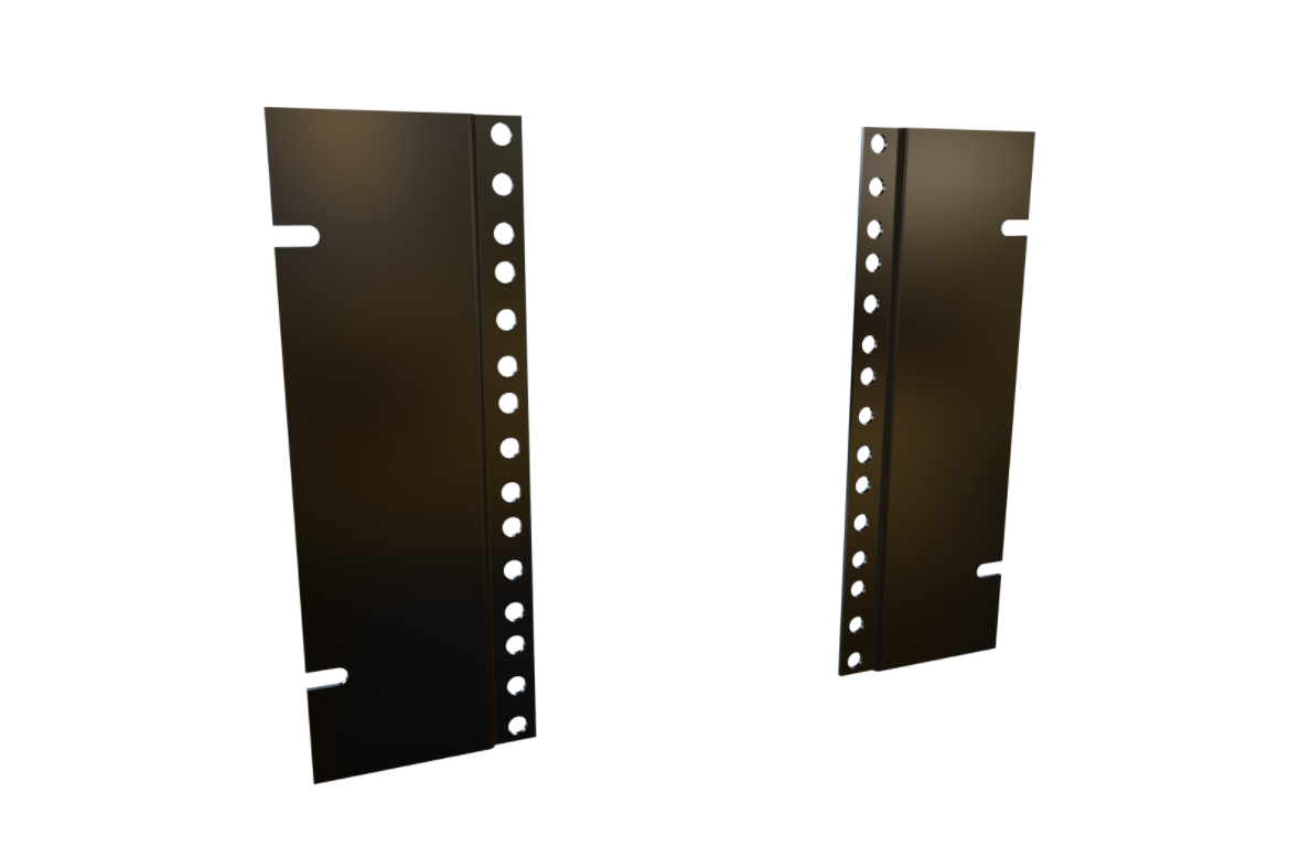 24" - 29" Rack Rail Reducer Panel PBAS Series (PBAS19008BK2)