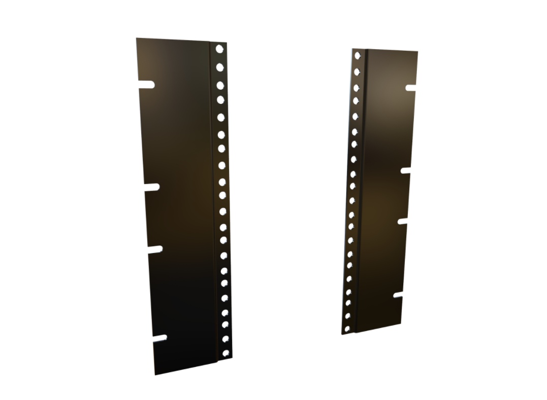 24" - 29" Rack Rail Reducer Panel PBAS Series (PBAS19012BK2)